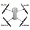 DJI Mavic Air 2s Uyumlu Motorlu Kol Ön Görünüm - DJI Drone Yedek Parça