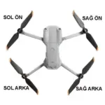 Odakon Motorlu Kol - DJI Mavic Air 2S Uyumlu Mavic Air 2S yedek parça aksesuar fiyat hızlı kargo Türkiye