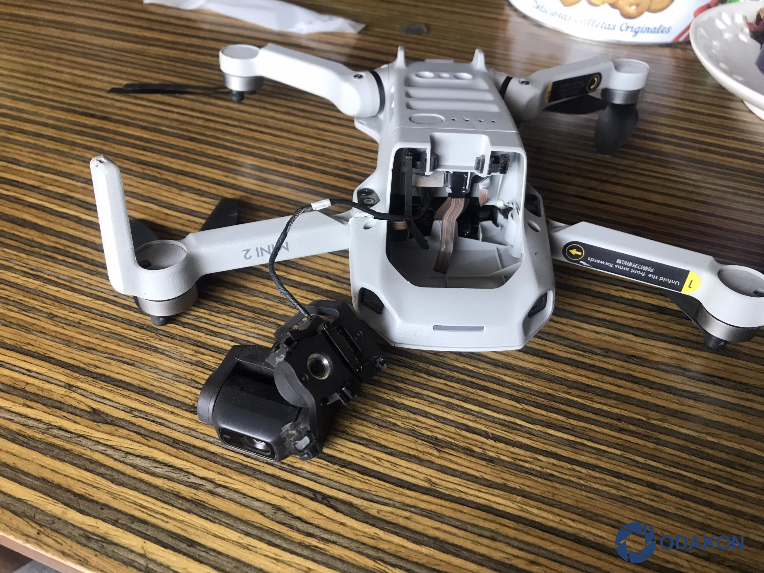 DJI Drone Ağır Gimbal Hasarı