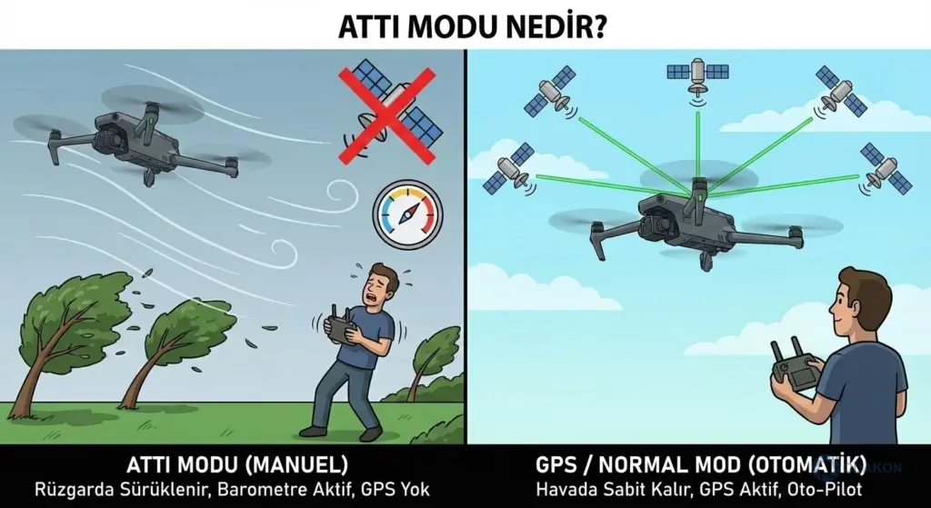 atti mode nedir dji 1