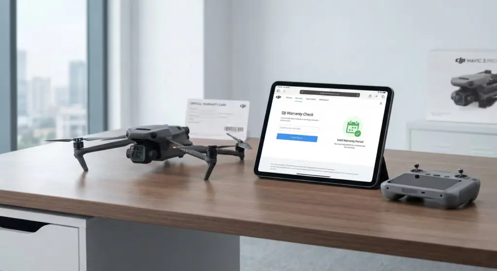 dji garanti sorgulama ekranı