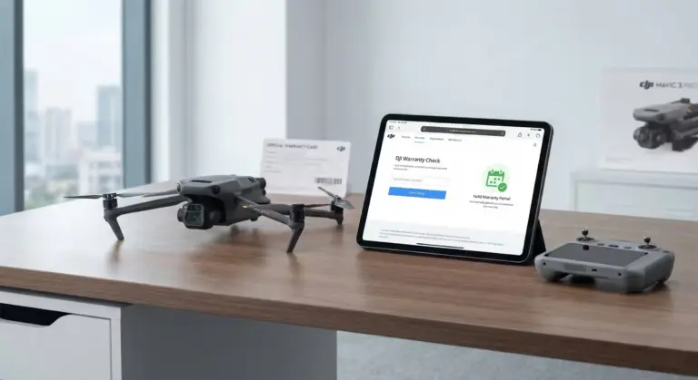dji garanti sorgulama ekranı