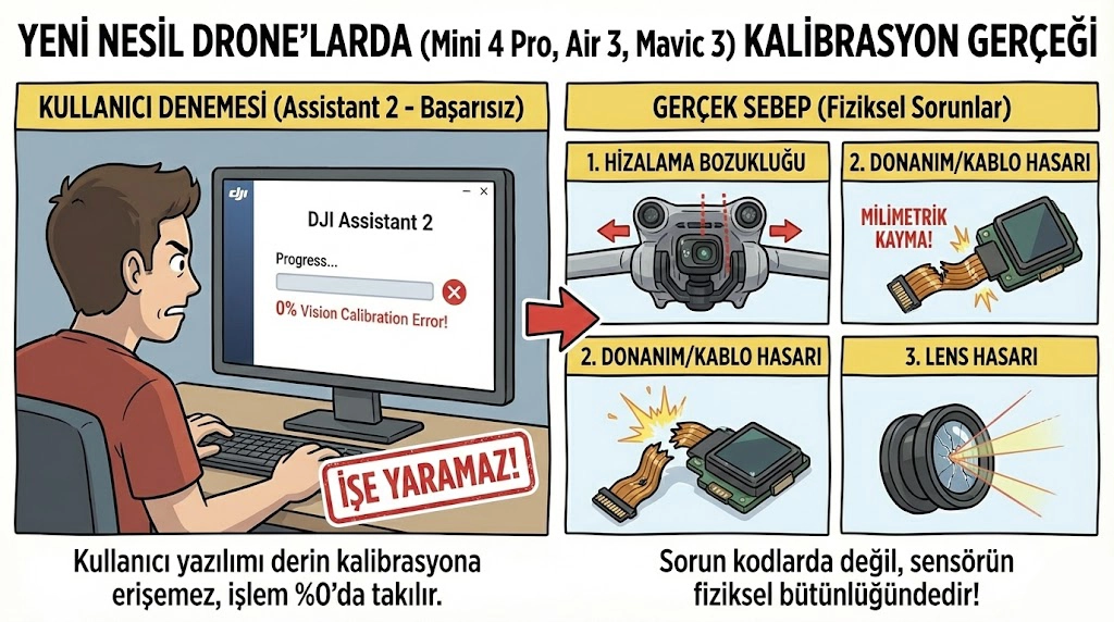 DJI Görüş Sistemi Kalibrasyon Hatası Çözümü 5 dji gorus kalibrasyon gercegi