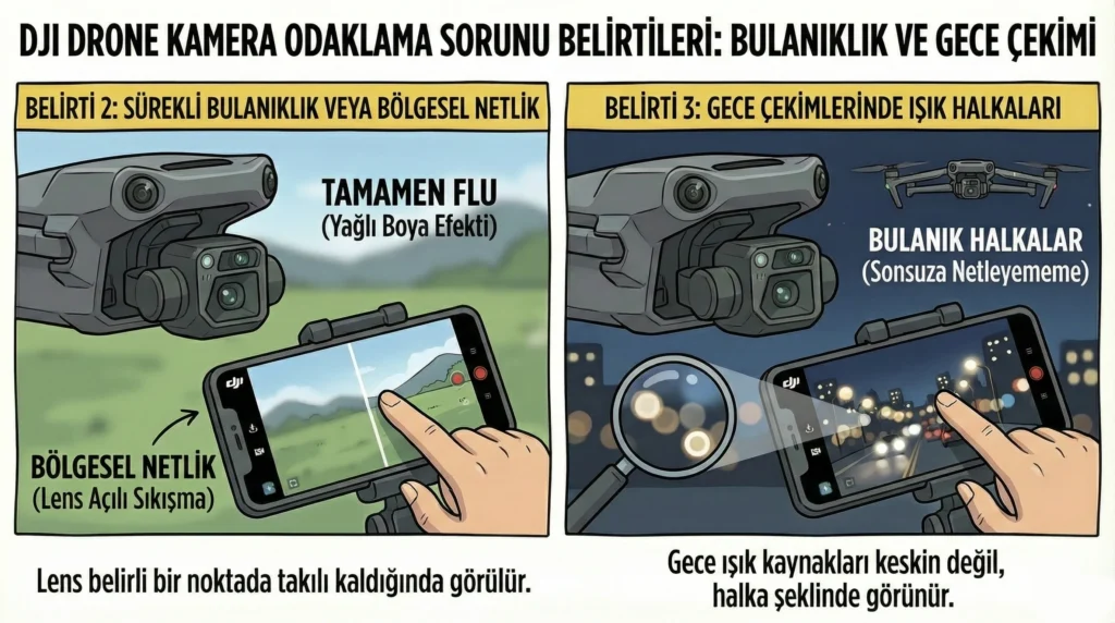 DJI Kamera Odaklanmıyor Bulanıklık Sorunu Nasıl Çözülür ? 2 dji kamera odaklama sorunu bulaniklik ve gece cekimi