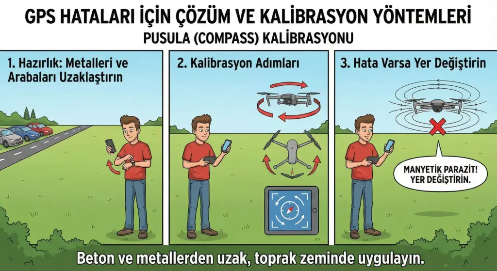 gps hatalari icin cozum ve kalibrasyon yontemleri
