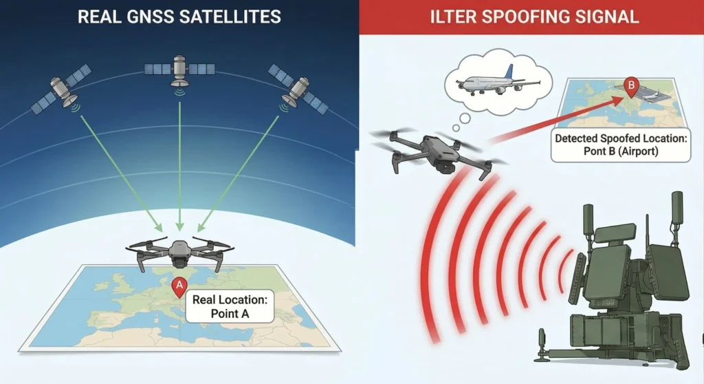 What is the İlter Anti-Drone System? Why Your DJI Drone Loses Signal 2 dji ilter drone spoofing