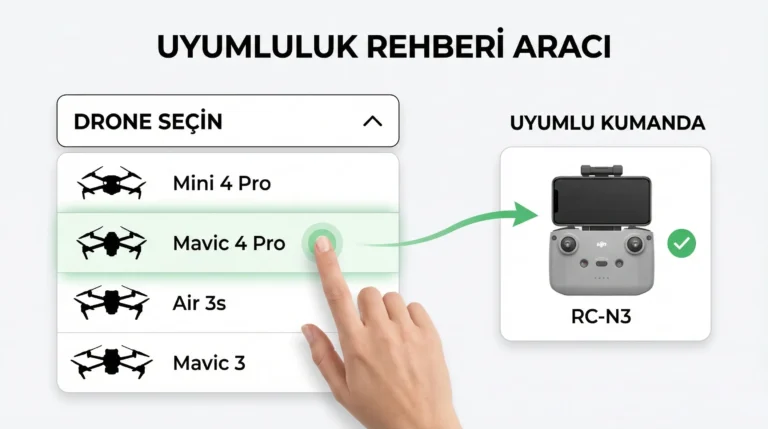 Odakon DJI Uyumluluk Rehberi Aracı Ekran Görüntüsü