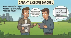 dji satın alırken garanti sorgulama