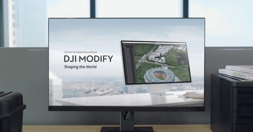 DJI Modify güncellemesi ile 3D modelleme arayüzü