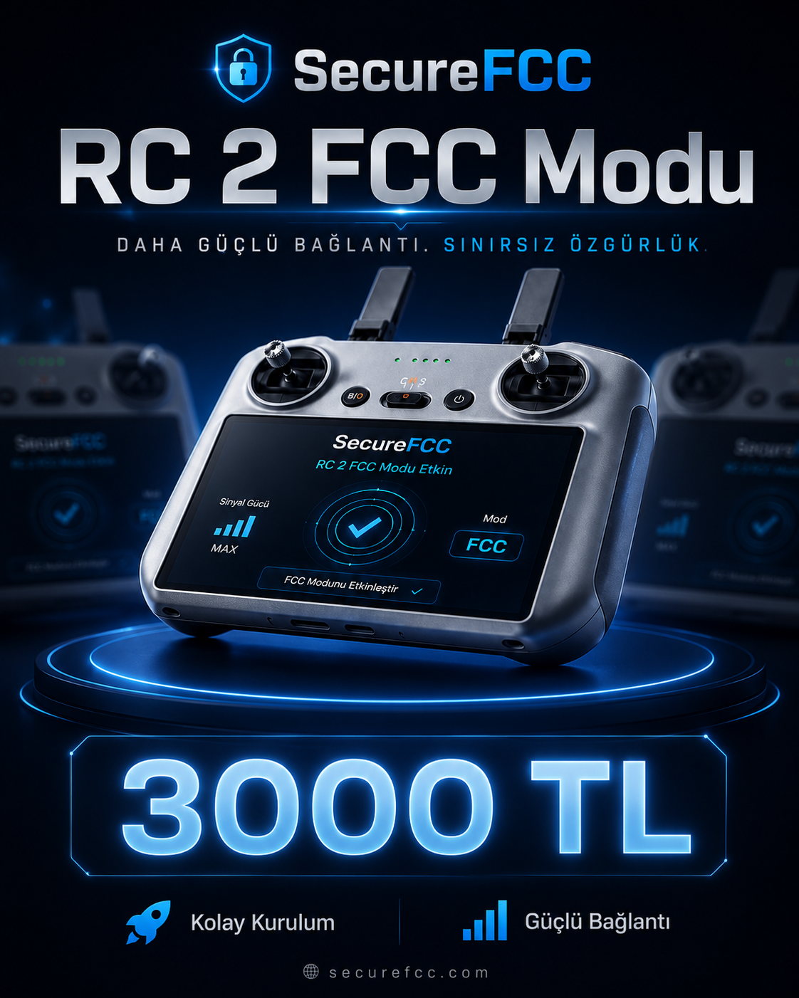 SecureFCC DJI RC 2, RC 2 Pro ve RC Pro tanıtımı
