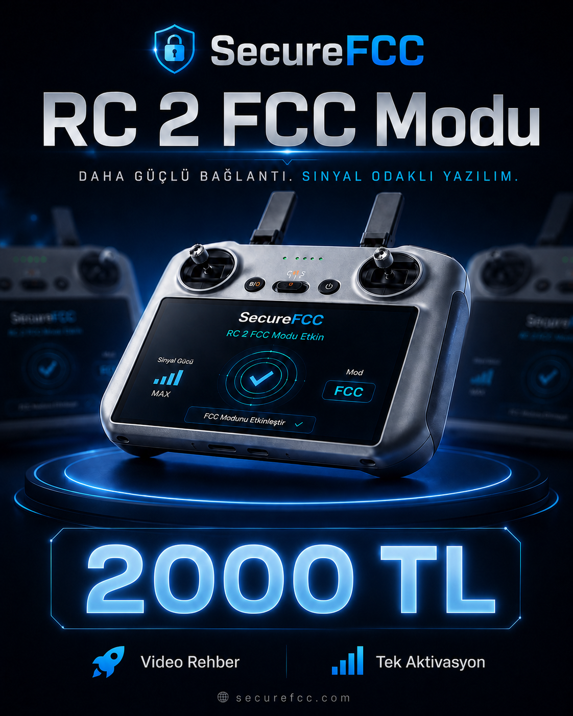 SecureFCC DJI RC 2, RC 2 Pro ve RC Pro tanıtımı